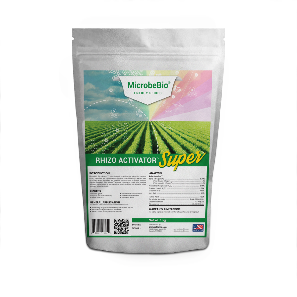 MICROBEBIO® RHIZO ACTIVATOR SUPER™ - Microbial fertilizer Organic ...