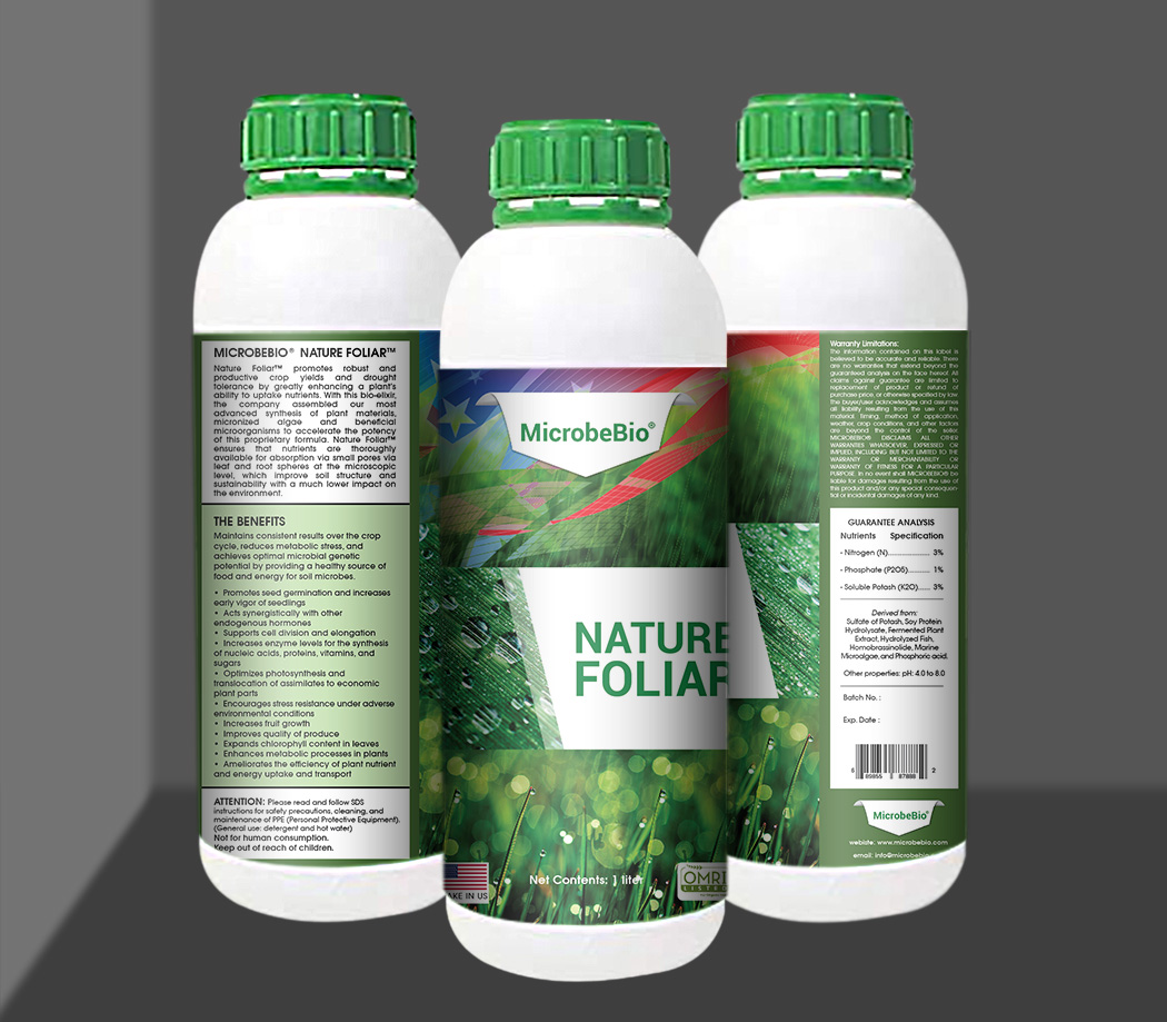 Microbebio fertilizer liquid soil microbes agriculture