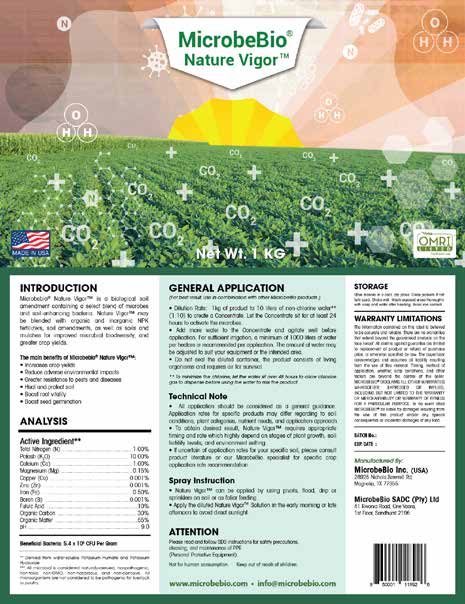 MICROBEBIO - BROCHURE - APPLICATION RATE - PEST PREVENT DISEASES - CORN ...