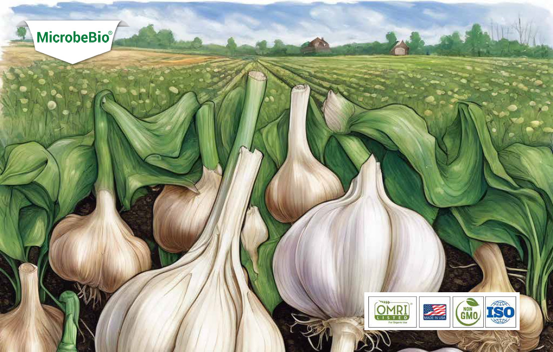 Grow Healthier More Flavorful Garlic with Microbebio