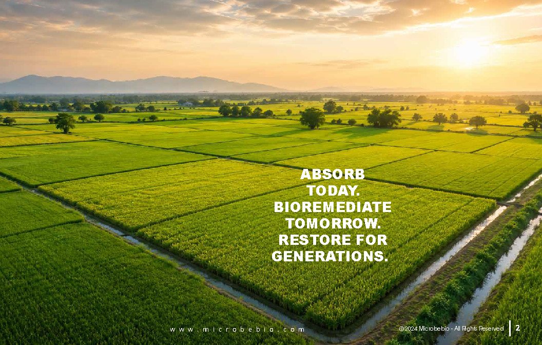 MicrobeBio® Green Hazmat OR 9.0™ represents the next generation of oil spill response and environmental remediation.