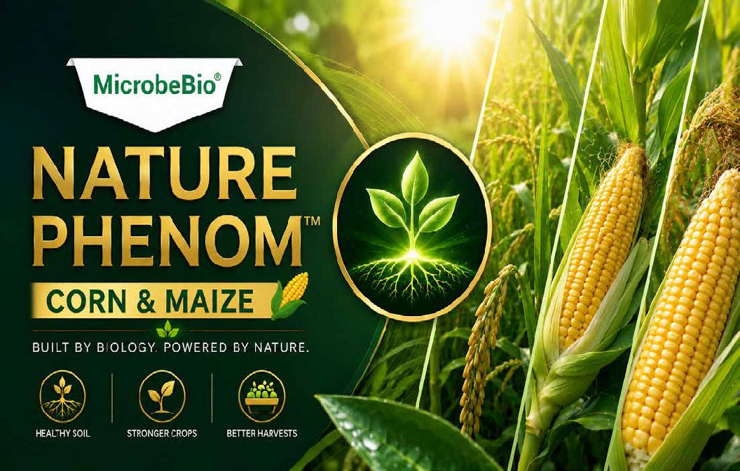 MicrobeBio® Nature Phenom™ Corn & Maize Advanced Biological Nutrition and Crop Enhancement System for Corn and Maize Production